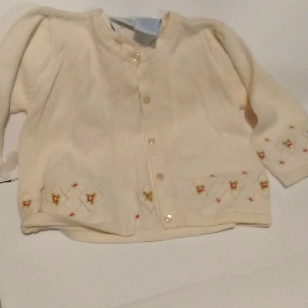 Spinach off-white knitted 18 month jacket